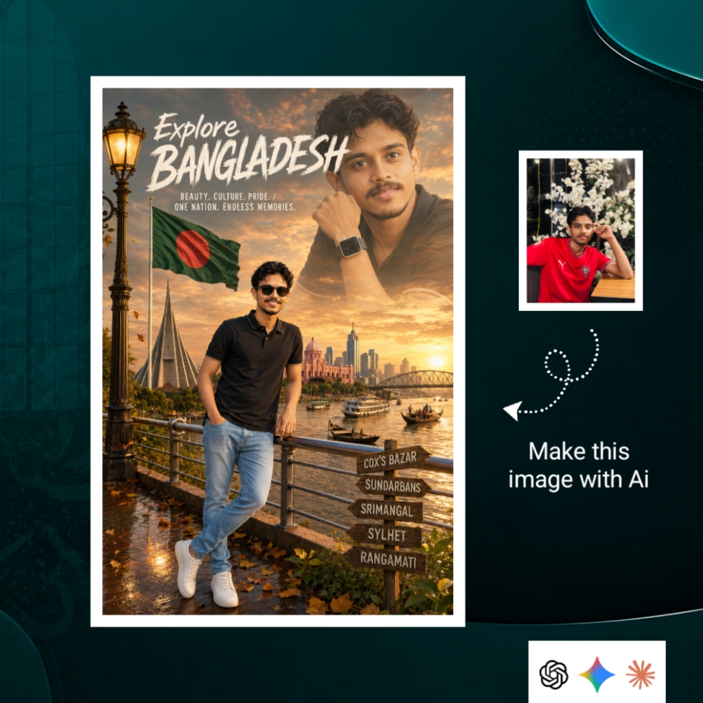 Explore Bangladesh AI Photo Editing Prompt | Bing Image Creator Prompt 2026 - PLP Ghor AI